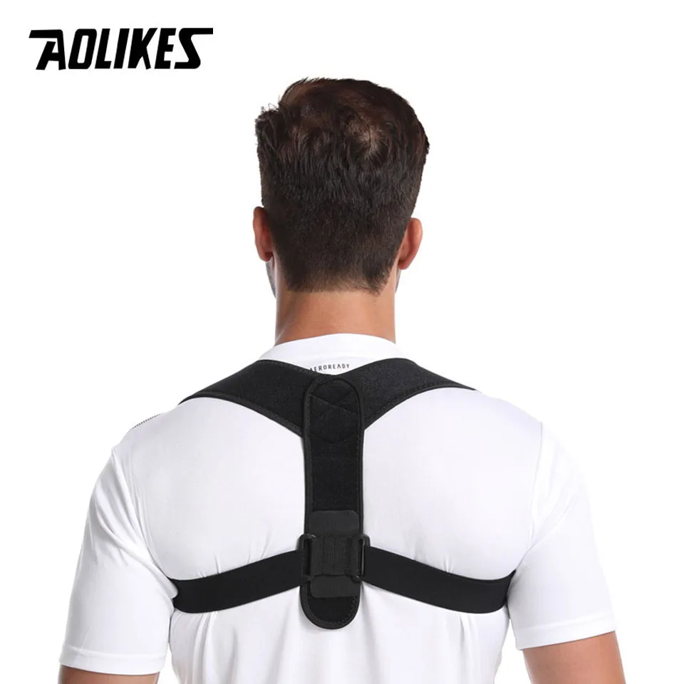 AOLIKES Back Posture Corrector Corset Clavicle Spine Posture Correction Adjustable Support Belt Pain Relief Traine Spine Posture