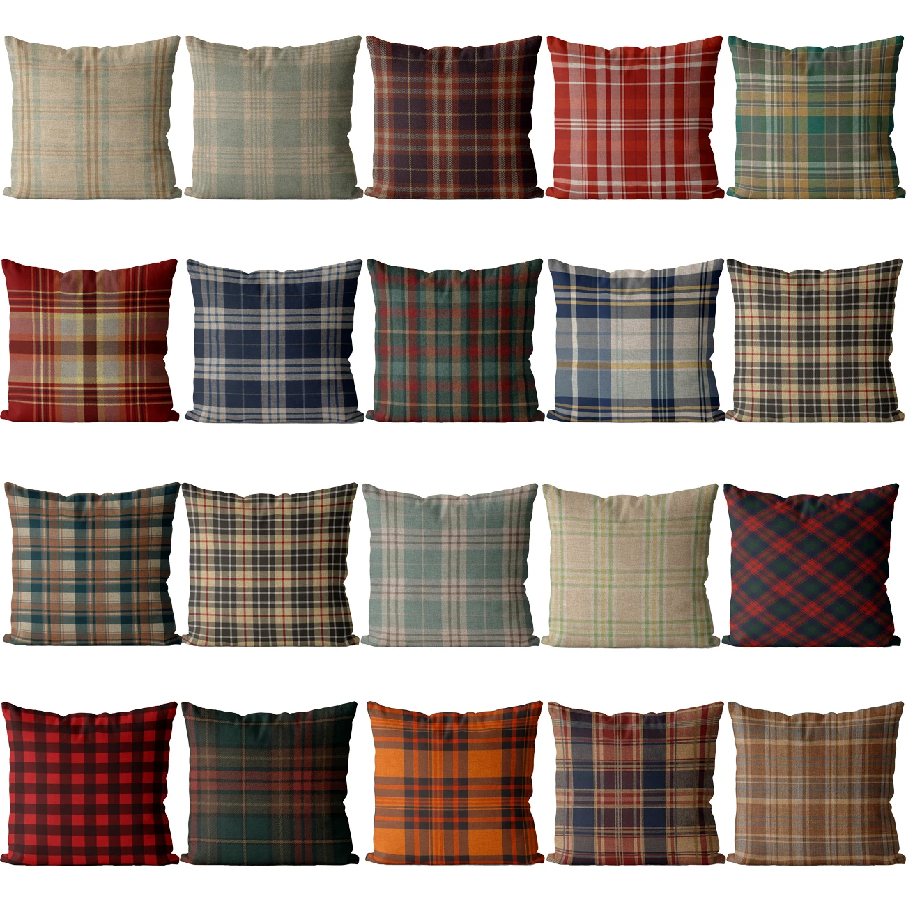 Modern Simple Plaid Pillow case decor sofa cushion cover living room decoration throw pillow covers Cojines Decorativos