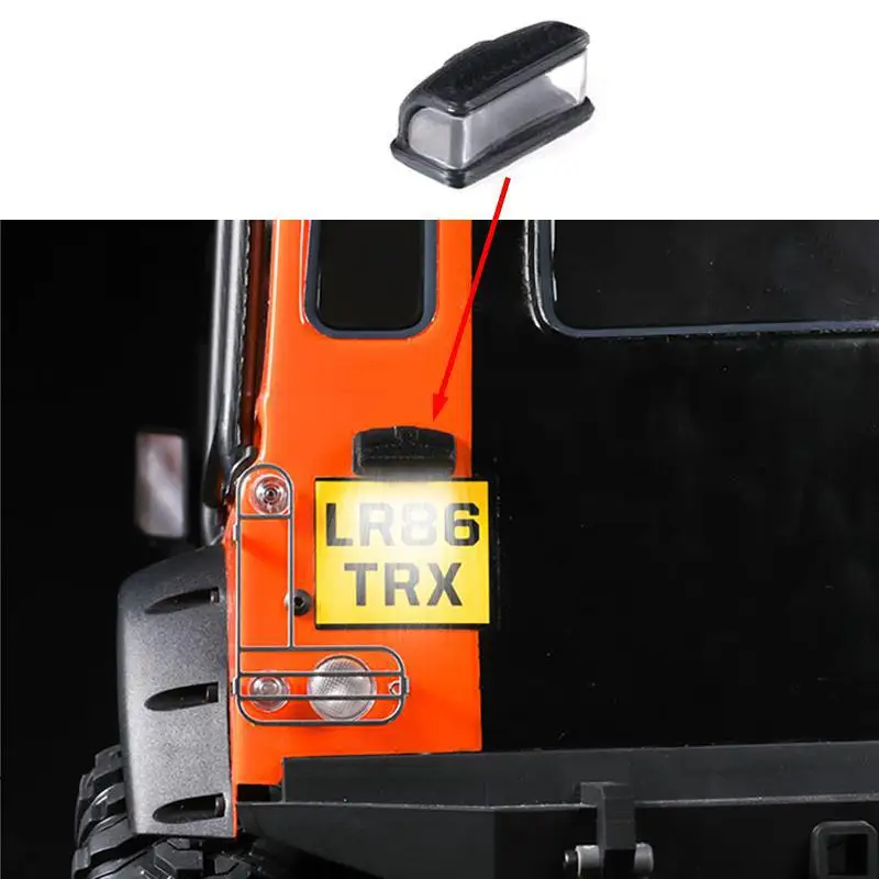 

Djrc Light Lamp Searchlight For 1/10 Trax Trx4 Defender Wrangler 90046 Km2 Simulated Rear License Plate Light Rc Car Parts