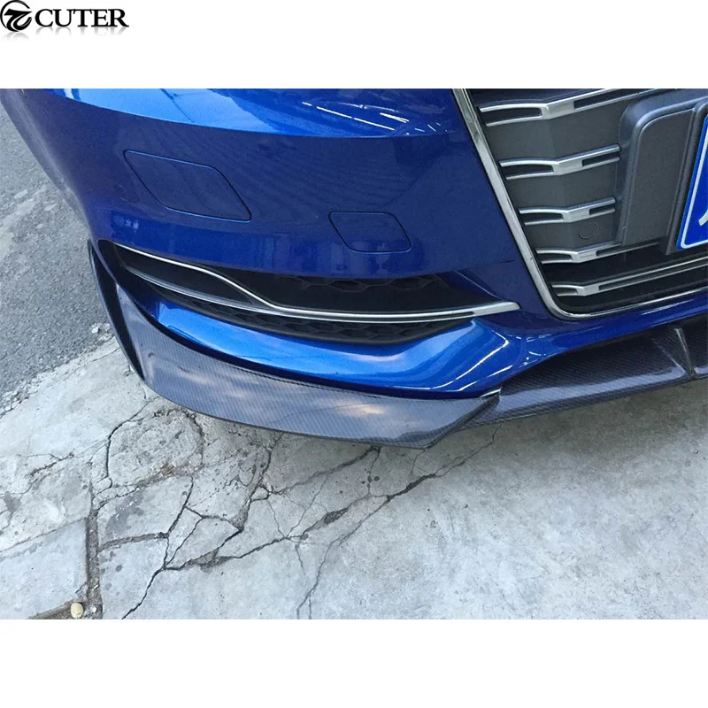 A3 S3 Sline Carbon Fiber Car Body Kits Front Bumper Front Lip for Audi A3 S3 Sline S-line Front Bumper 13-16