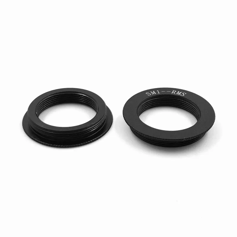 SM1 to RMS M25 M26 Microscope Objective Lens Adapter Ring Outer SM1 to Inner RMS Thread Lenses Adapter for Microscope