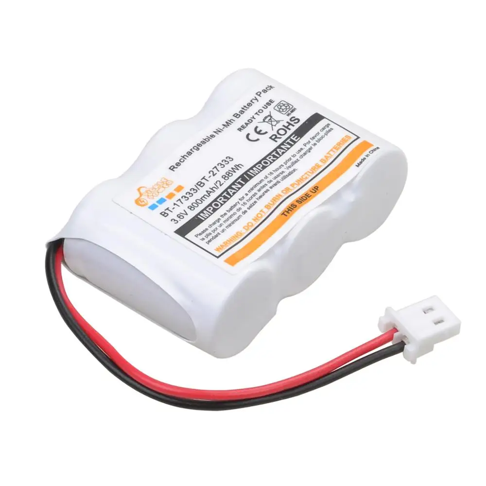 Batteria per telefono senza fili da 800 mAh BT-17333 BT-27333 per Vtech BT17333 BT27333 BT-17233 BT17233 BT- 163345   CS5121