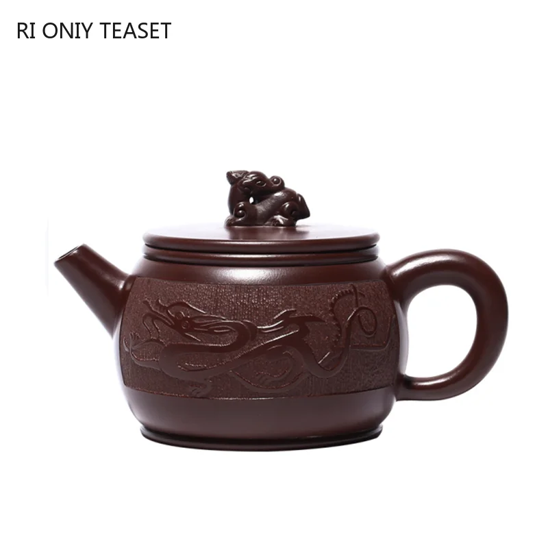 

230ml Creativity Yixing Purple Clay Teapots Raw Ore Zhu Mud Tea Pot Household Handmade Filter Kettle Tea Table Supplies