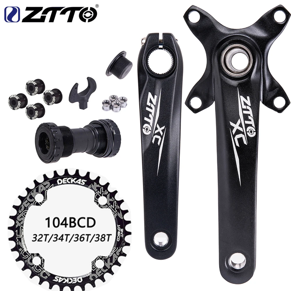 

ZTTO 170mm Crank Mountain Bike Crankset 1X System Chainwheel Single Chainring Narrow 104BCD Apply to1*11 1*10 MTB Bike Bicycle