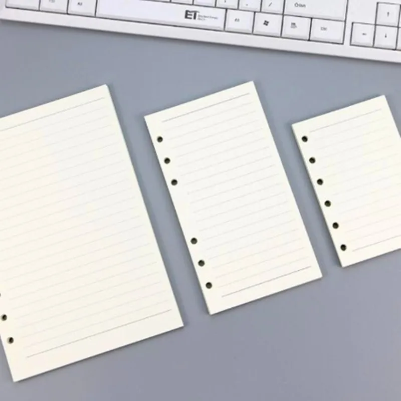 A5 A6 Translucent PP planer Binder Spiral Notebook 45sheet Index 6-Hole Loose-leaf Student Stationery School Office Supplies
