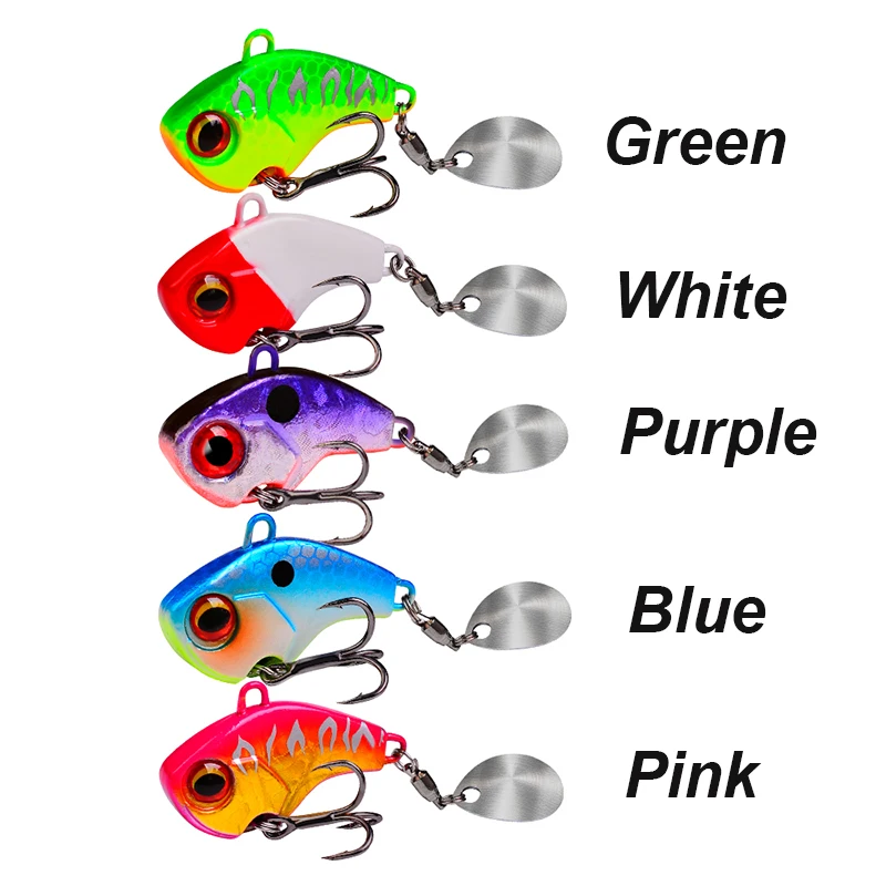 WESTBASS 5PCS Metal Jigs Spoon 6-15-28g Rotating VIB Spinner Baits Trolling Vibration Wobblers Sinking Hard Swimbaits Isca Pesca