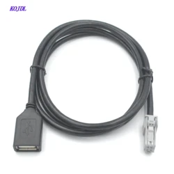 Новейший автомобильный USB-Кабель-адаптер, разъем, аудиокабель, вход для медиа-проигрывателя CD для нового Toyota Camry Toyota Avalon, новейший Corolla