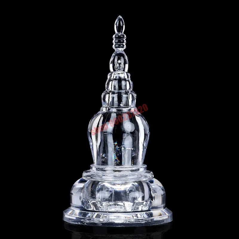 Stupa, Bodhi turm, PMMA kristall, Buddha der pagode, Buddhistischen artikel, ornamente, haushalt sammlung pagode, kleine gawu box
