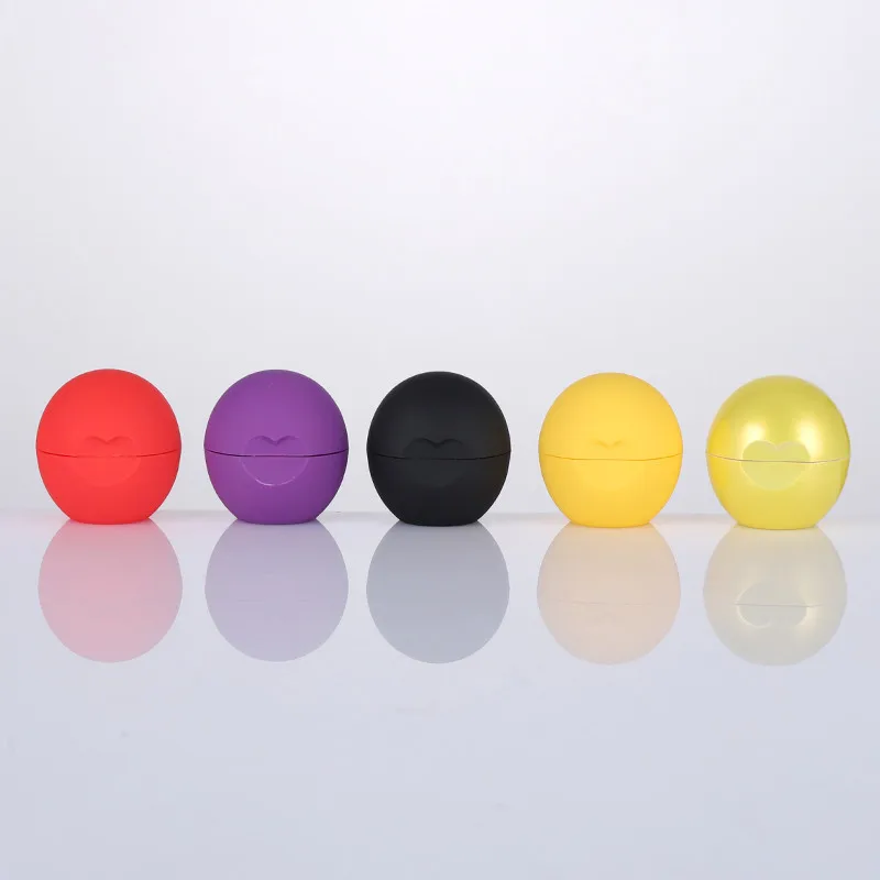 

10/30/50/100pcs Empty Cosmetic Ball Container Heart Shape 7g Lip Balm Box Eye Gloss Cream Sample Case 7 Colours For Choice