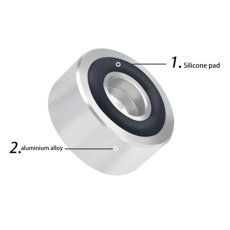 Speaker Anti-Slip Vaststelling Voeten Pad Isolatie Absorberen Shock Versterker Base Voeten Aluminium Stand Cover Voet Nail Draagbare