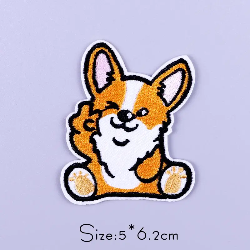 Cartoon Tier Eisen Auf Patch Auf Kleidung Gestickte Patches Für Kleidung Thermoadhäsive Patches Katze Dinosaurier Patch Kleidung Abzeichen – Detail 13