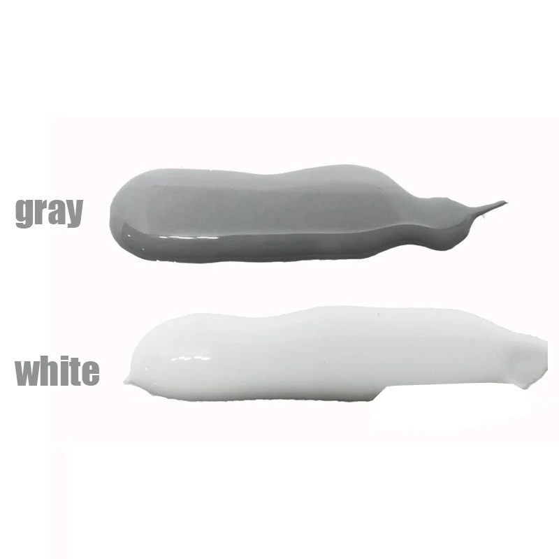 2Pcs Silicone Cola Condução de Calor Branco Cinza CPU Placa Gráfica de Cura do Silicone Caixa de Luz LED Dissipação de Calor Silicone Rubbe
