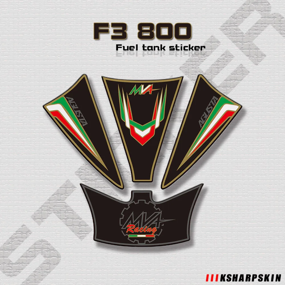 

Motorcycle fuel tank decoration modification sticker is suitable for MV Agusta F3 800 2013 - 2019