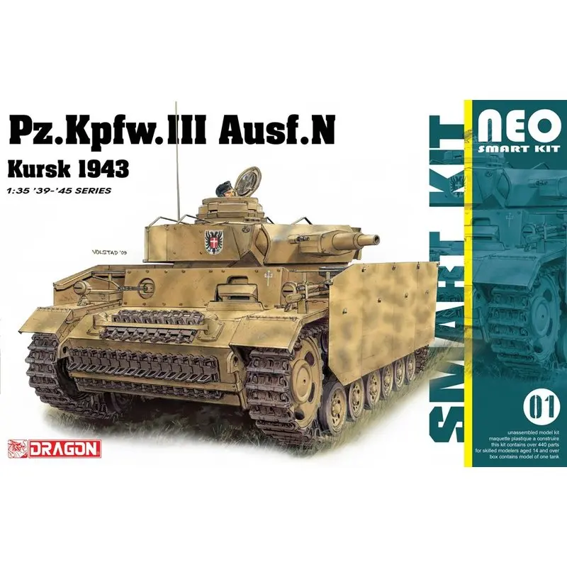 

DRAGON 6559 1/35 Pz.Kpfw.III Ausf.N Kursk 1943 - Scale Model Kit