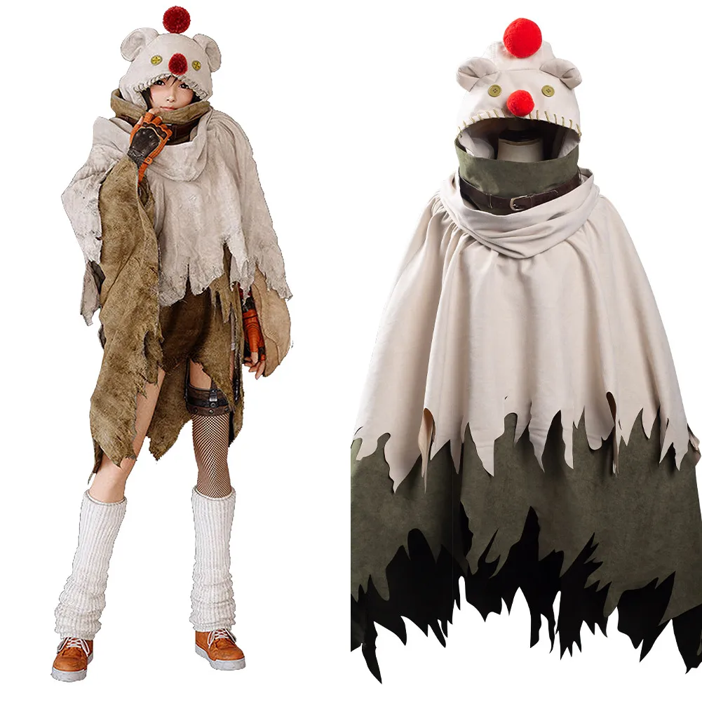 

Final Fantasy VII: Remake Intergrade Yuffie Kisaragi Moogle Cape Cosplay Costume Halloween Carnival Suit