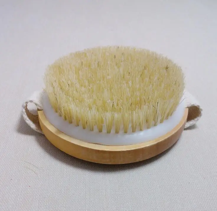 

Natural Bristles Brush without Handle Dry Skin Body bath Shower Bristle Massage Wooden Brushes SN1014