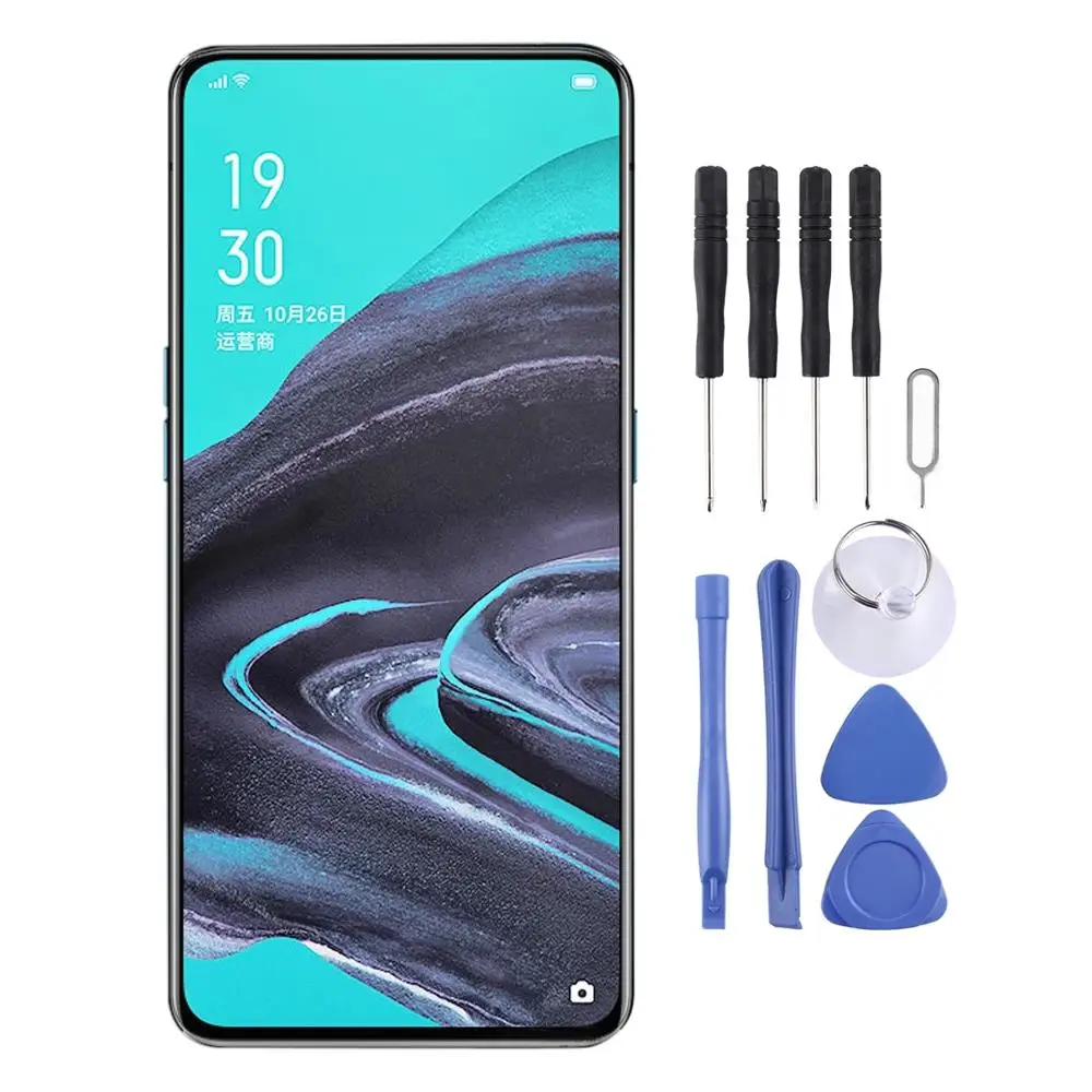 TFT Material LCD Screen and Digitizer Full Assembly (No Fingerprint Identification) For OPPO Reno2