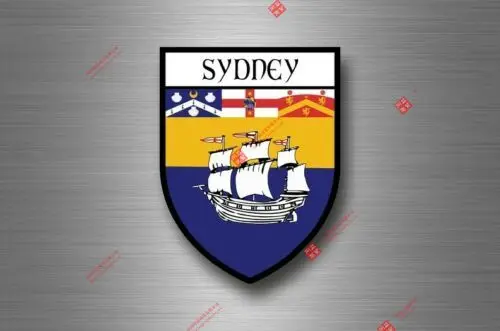 Индивидуальная наклейка, сувенирный автомобиль, герб, щит, город, путешествия, Австралия, Сидней, автомобиль, окно, кузов, декоративная наклейка s