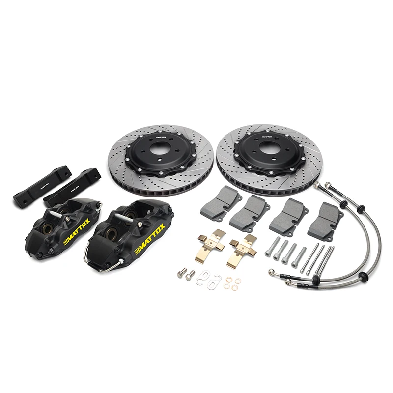 

Matox Brake Kit 345*28mm Disc 4POTS PITSON Calipers FOR MERCEDES-BENZ CLK63 AMG Black Serie W209 2006 2008 2009