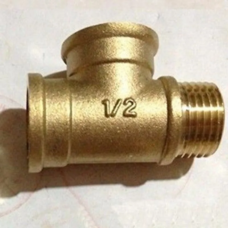 

Лот 2 Тройник 3-ходовой латунный фитинг соединитель 1/2 "BSP FeMale x 1/2" BSP FeMale x 1/2 "BSP Мужская резьба для водного топлива газа