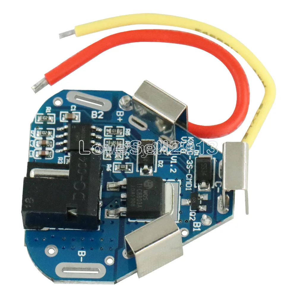 Защитная плата BMS 3S 12,6 в 6 А для литий-ионной, литиевой батареи, 18650 балансир для внешнего аккумулятора, плата эквалайзера для электродрели