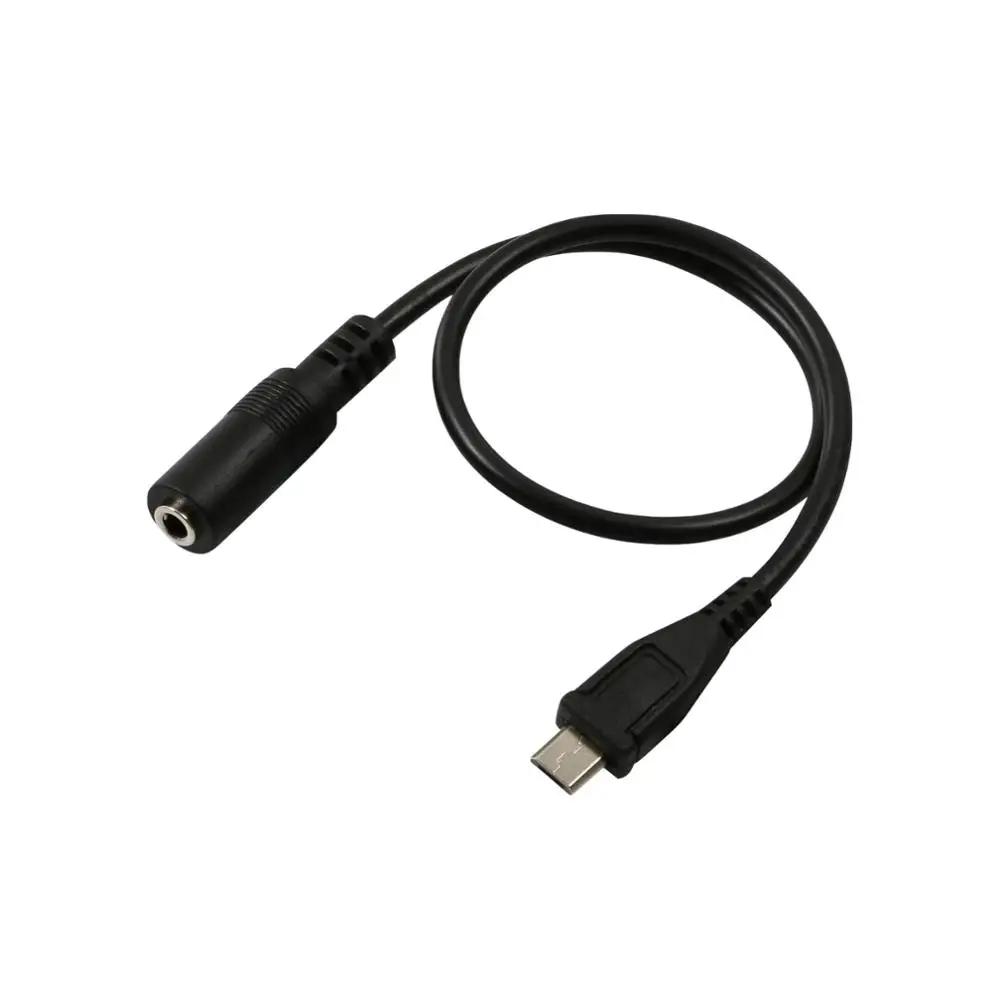 1pc Micro USB 5 Pin męski na 3.5mm żeńskie gniazdo AUX Audio Sync Adapter słuchawek kabel 30cm 50cm