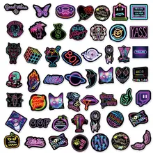 Neon Cartoon Stickers Pack #6