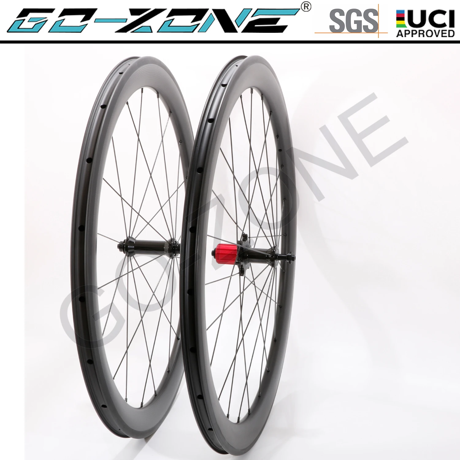 700c Carbon Wheelset Ultra Light  Rim Brake Chosen ASP1586 BK/SP7187HP Hub 20/24H Clincher Tubeless Carbon Road  V Brake Wheels