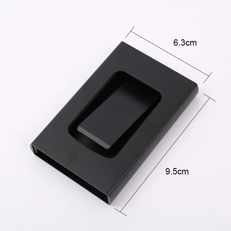 Smart Metal Credit Card Holder For Men Women RFID Wallet Aluminium Box Vintage Protect Travel ID Bank Cardholder Case