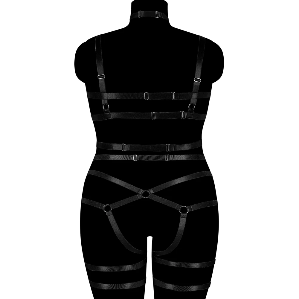 Sword Belt Body Bondage Harness Plump Women Fetish Bdsm Plus Size Lingerie Goth Punk Cosplay Sexy Underwear Erotic Costume