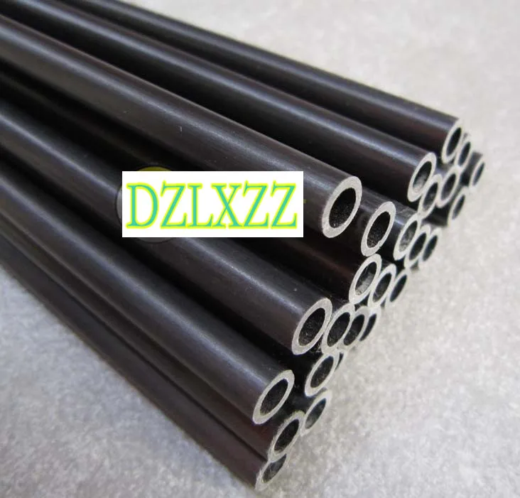 10pcs black glass fiber tube 3mm-25mm Fiberglass tube glass steel tube hollow fiberglass rod Lenght 500mm