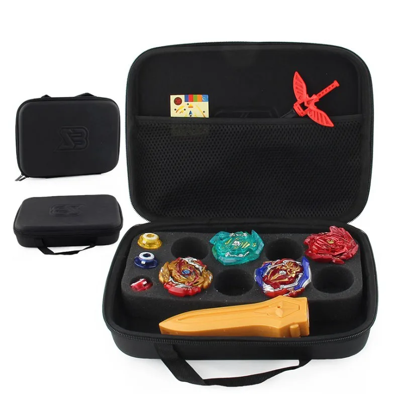 B-X TOUPIE BURST BEYBLADE Lagerung Tasche Set Toupie Bayblade Metall Gyroskop Grip Launcher blayblad Bey Klinge Box Spielzeug Kinder Junge