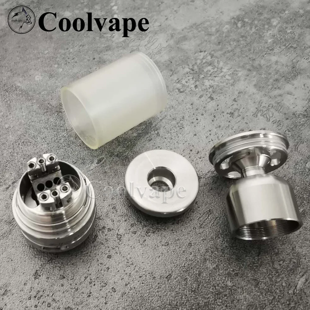 wolfcoolvape TAIFUN GT4S RTA GTIV S RTA 23mm mtl dl rta atomizer vape 3.5ml vaporizer vs taifun gtr rta THC Tauren Max RDTA