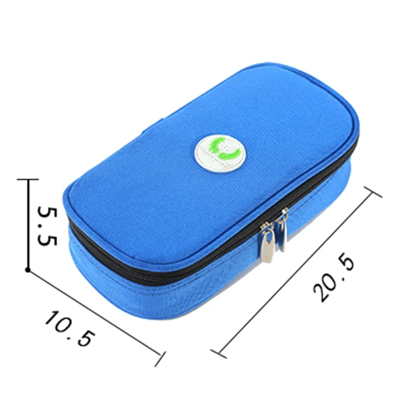 Portable Insulin Ice Cooler Bag Pen Case Pouch Diabetic Organizer Pill Cases Splitters Travel