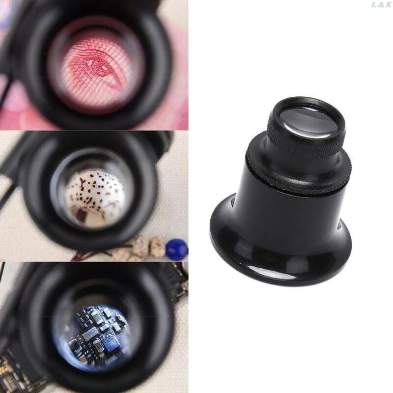 20X Jewelers Eye Loupe Loop Magnifier Magnifying Glass Watchmakers Jewelry Tools
