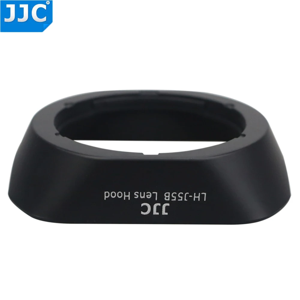 JJC Square Lens Hood Shade for Olympus M.ZUIKO DIGITAL ED 12-50mm 1:3.5-6.3 EZ Replace Olympus LH-55B Black