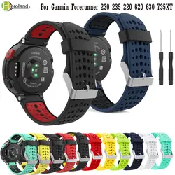 Garmin öncüsü için 235 235Lite /220/230/620/630 wirstband Garmin öncüsü 735XT akıllı bant bilezik silikon WatchStrap