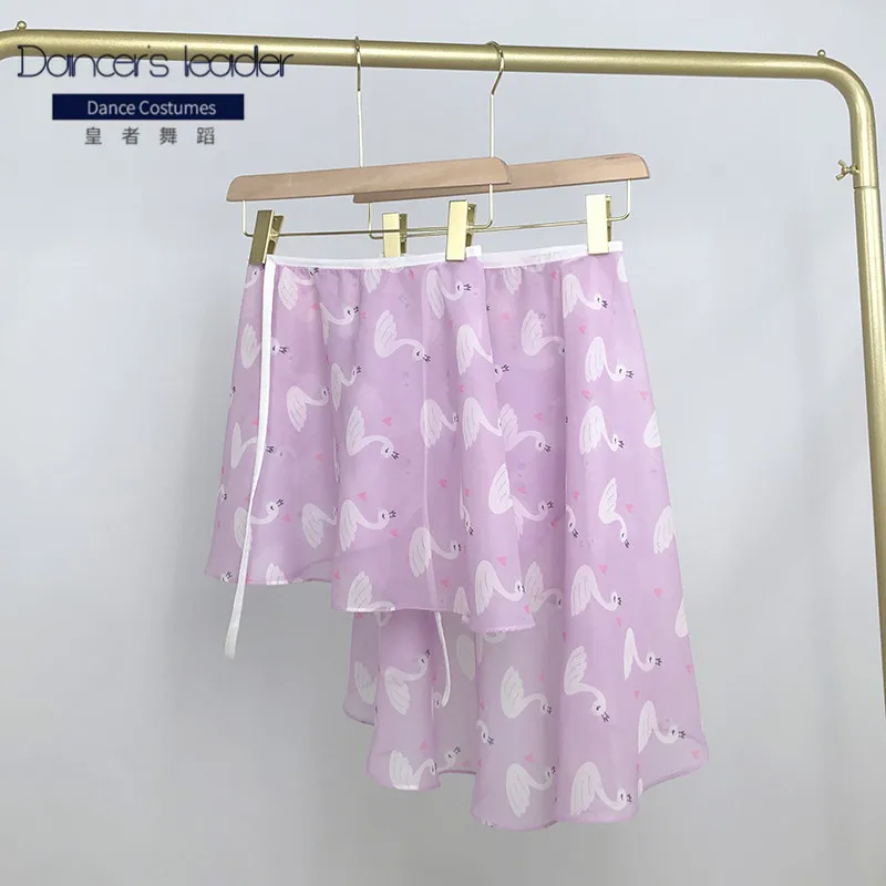 발레 짧은 치마 롱 스커트 리틀 스완 퍼플 여성 댄스 스커트 체조 연습 스커트 성인 발레 리리카 스커트