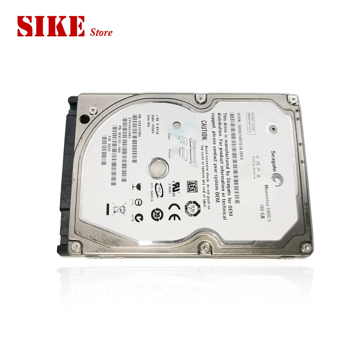 

CR650-67001 HDD For HP DesignJet T790 T1300 T770 T1200 T2300 Z2100 MSG SATA HDD w/FW SV Hard Disk Drive Firmware