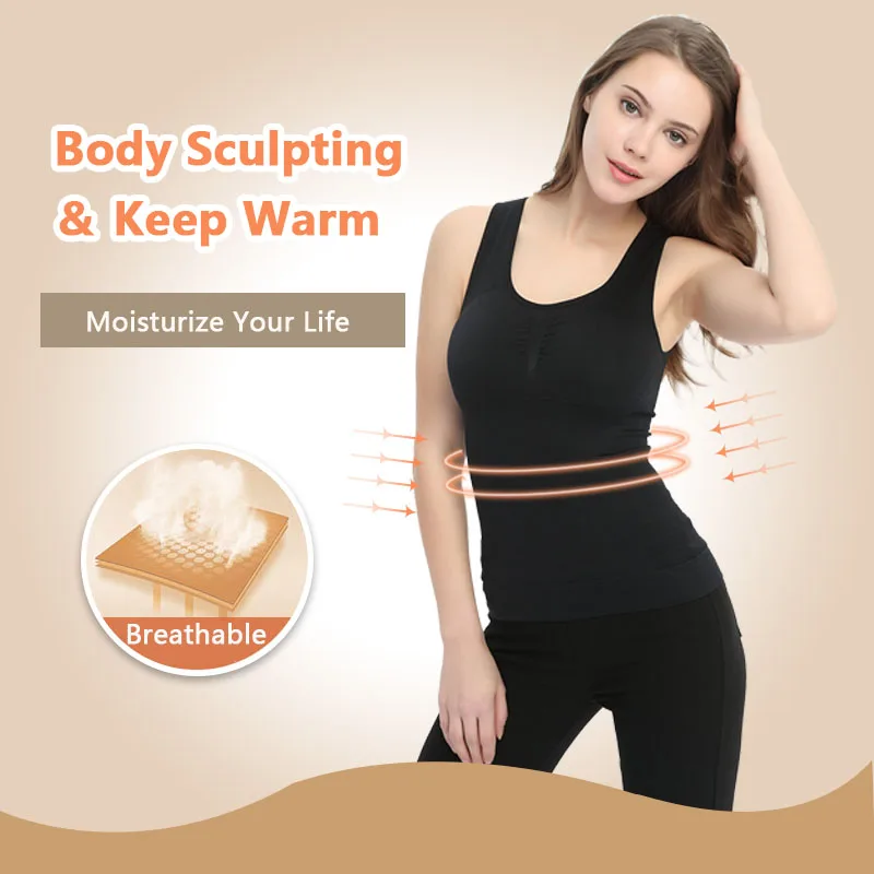 Body Shapewear Women Tank Top Plus Size Vest Slim Up Lift Plus Size Bra Waist Shaper Binders Top Underwear Slimming Vest Corset