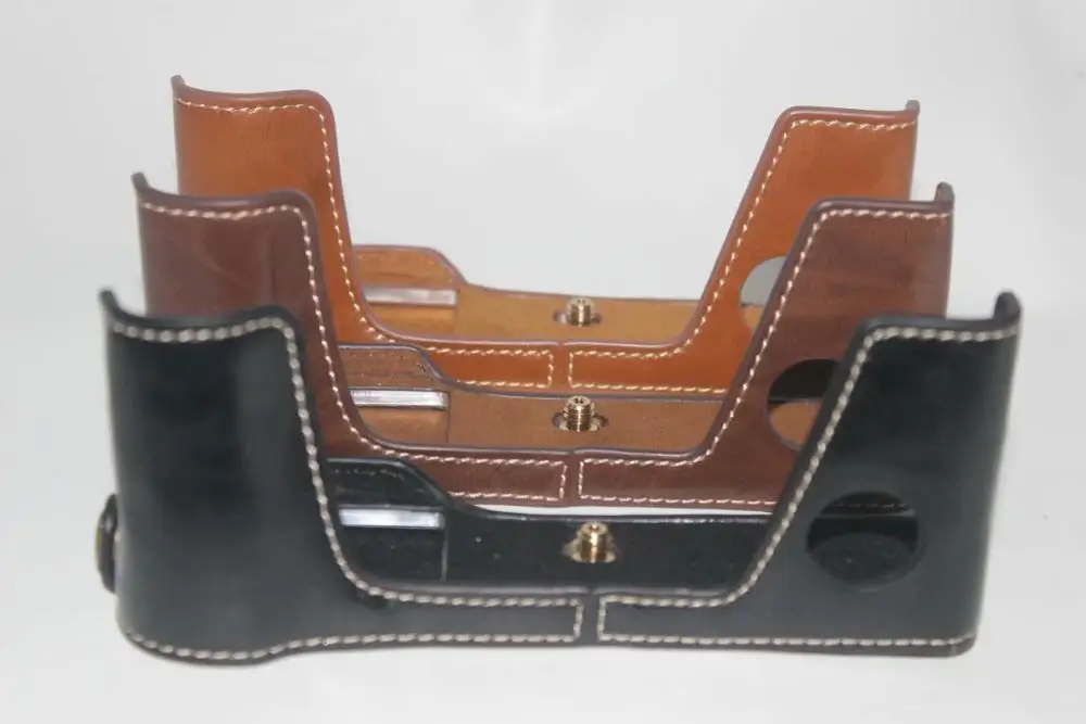 Сумка для видеокамеры, чехол для Fujifilm Fuji X-Pro3, Xpro3, полиуретановая ручка, половинчатый защитный чехол с отверстием для батареи