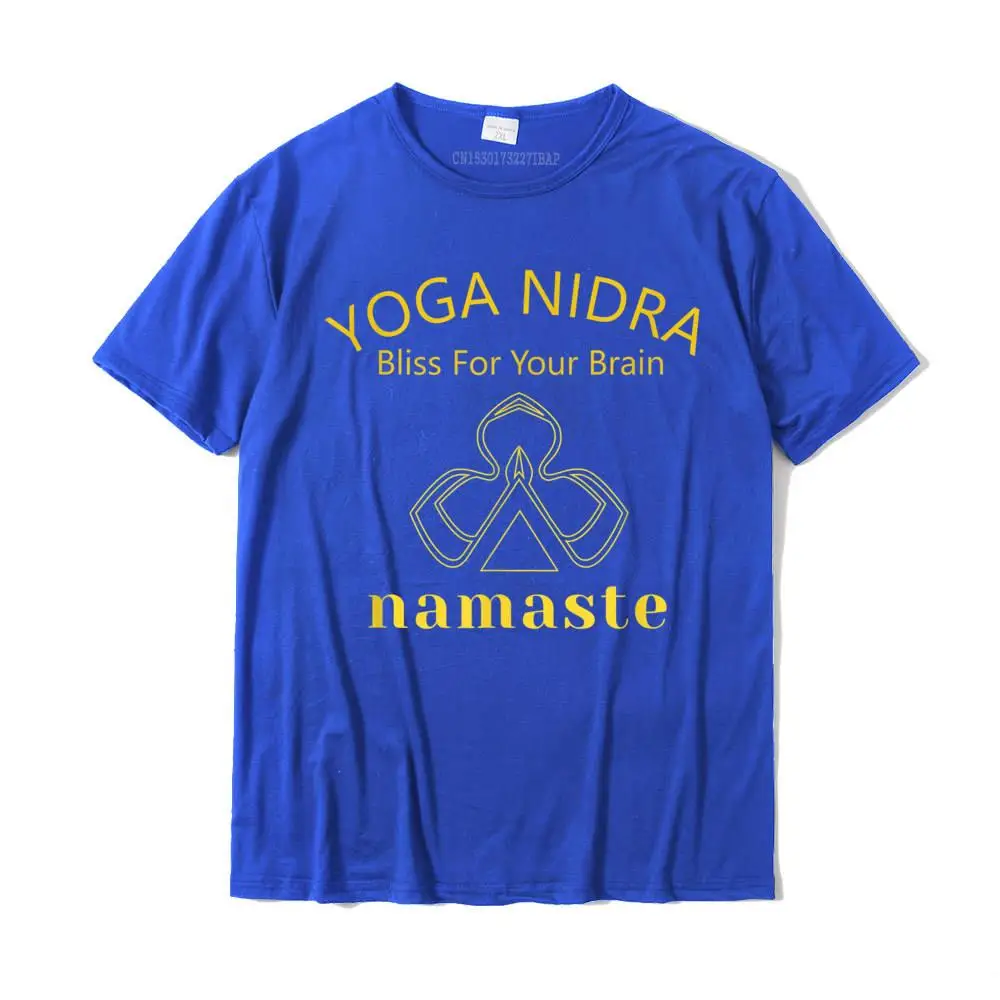 Yoga Nidra Bliss For The Brain Namaste T-Shirt Camisas Hombre Hip Hop Boy Top T-Shirt Camisa Top T Shirt cotone unico