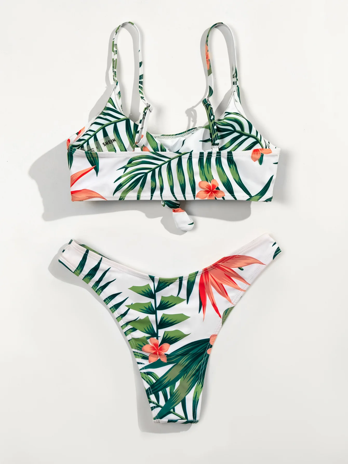 Kobiety dwuczęściowy kobiety Floral 2021 bandaż wyściełana Swim Bikini Set Push-Up brazylijskie stroje kąpielowe kostiumy kąpielowe strój kąpielowy Biquinis Femme