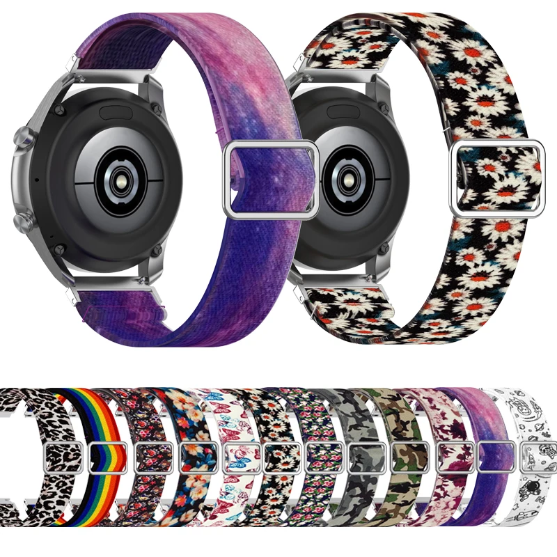Armband für Samsung Galaxy Active 2 40 mm 44 mm für Huawei Watch GT 2 42 mm für Samsung Galaxy Watch 42 mm 3 41 mm Nylonarmband