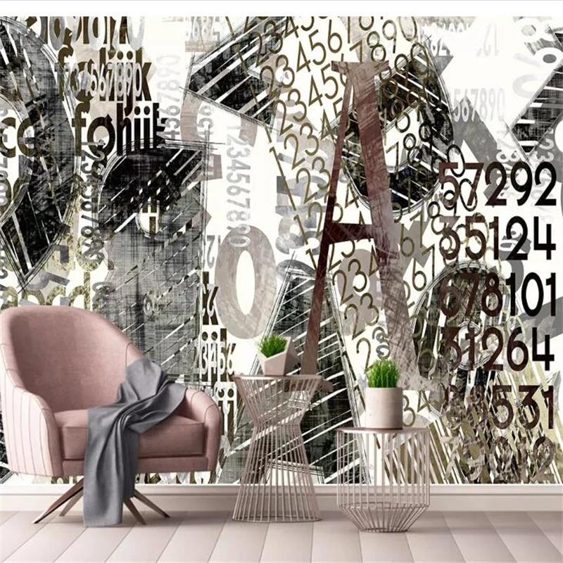 

mural Custom wallpaper papel de parede Nordic abstract digital mosaic art pattern tooling background wall carta da parati