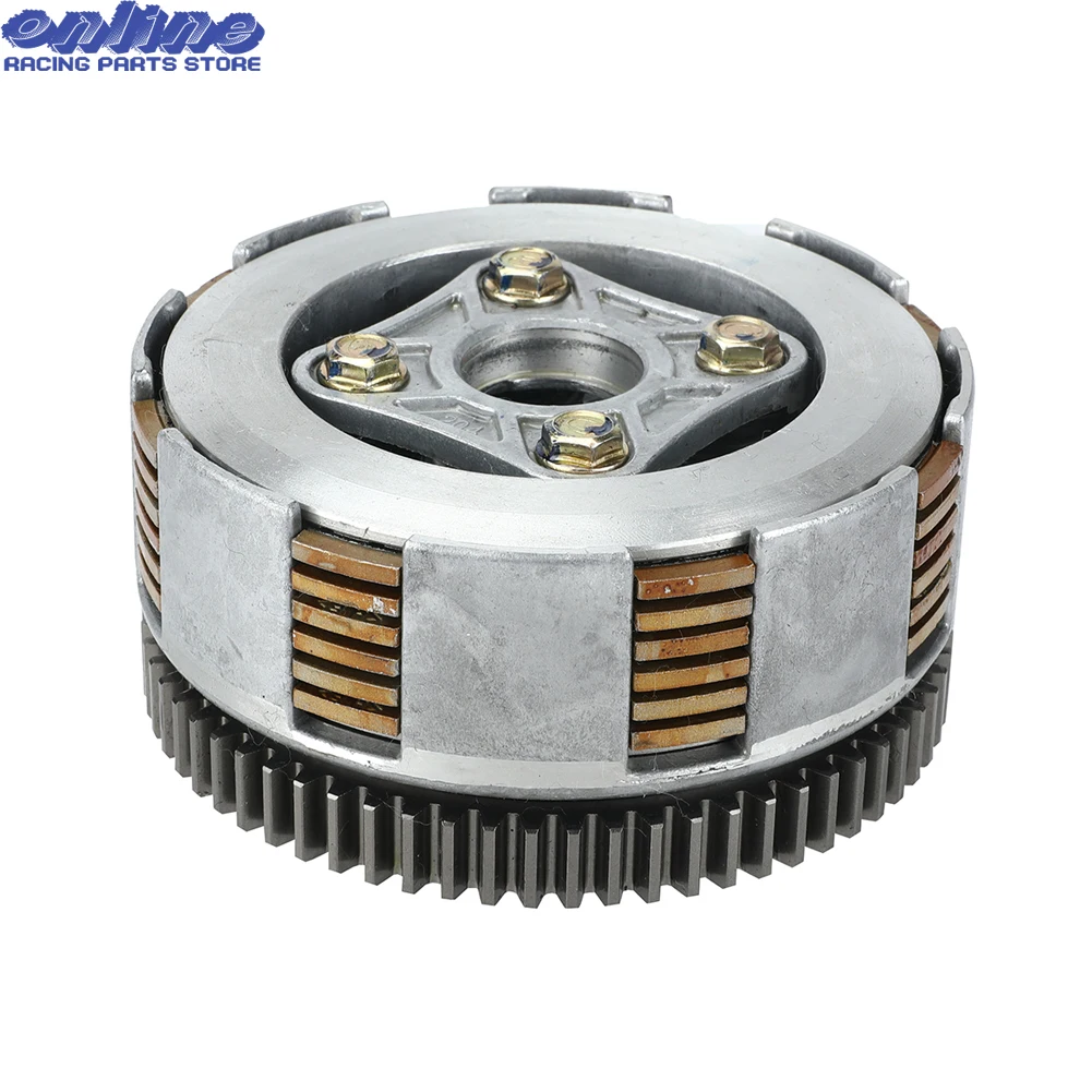 Motorcycle 6 Disc 67 Teeth Complete Manual Clutch Assembly For ZongShen ZS 190cc Z190 W190 1P62YML-2 Engine Dirt Pit Bike Atv