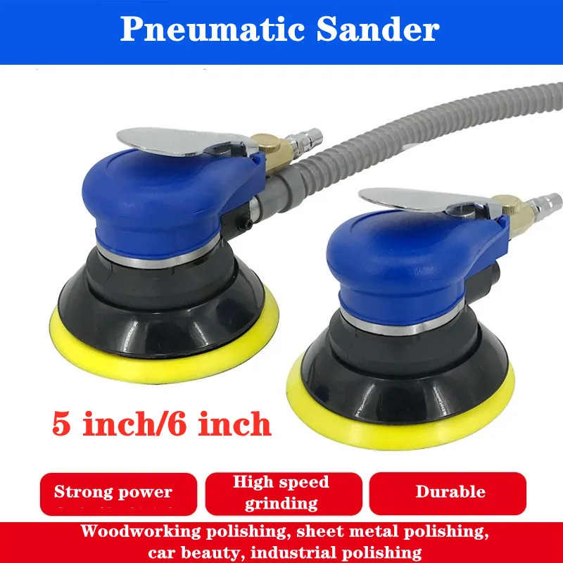 

5/6 Inch 10000 rpm Vacuum cleaner Air Sander Pneumatic Sander Grinder Polisher Sanding Machine Car Waxing Tool