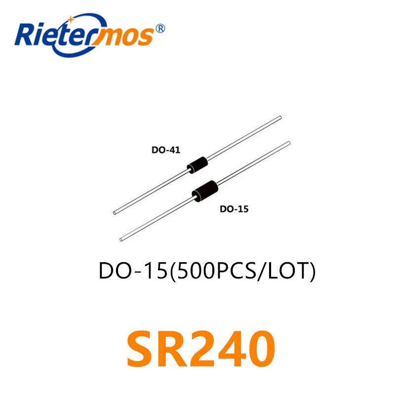 500 قطعة SR240 تفعل 15 2A40V عالية الجودة