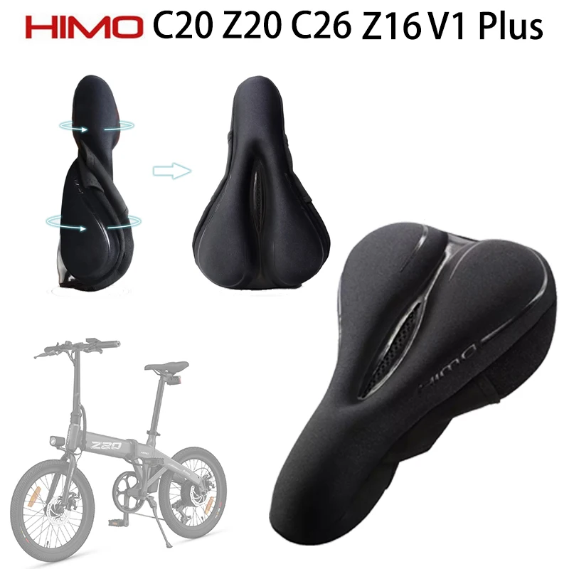 Himo C20 Z20 C26 Electric Bicycle Saddle E-Bike Original Seat Bike Cycling Soft Cushion Pad With Light Bike Accessorie