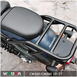 Bagageira da motocicleta Traseiro Transportador, Fender Acessórios, Honda Rebel CMX 250, 300, 500, 2017, 2018, 2019, 2020